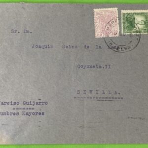 HUELVA. (CUMBRES MAYORES)  A SEVILLA. AÑO 1936.