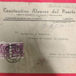 LEON A JEREZ DE LA FRONTERA (CÁDIZ). AÑO 1947.-