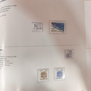 AÑO 2006. LIBRO DE CORREOS CON TODOS LOS SELLOS DE ESPAÑA Y ANDORRA.