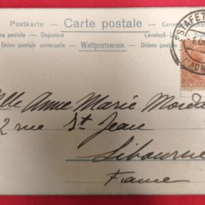 MADRID A FRANCIA. AÑO 1900.-