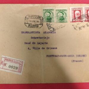 MADRID A FRANCIA. AÑO 1934.-