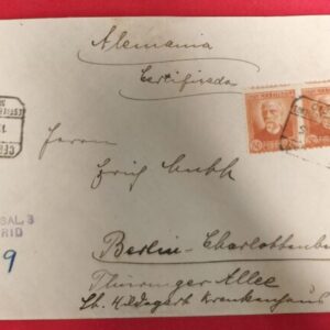 MADRID A BERLIN (ALEMANIA). AÑO 1935.