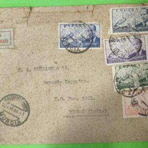 MURCIA A BOMBAY (INDIA). AÑO 1948.
