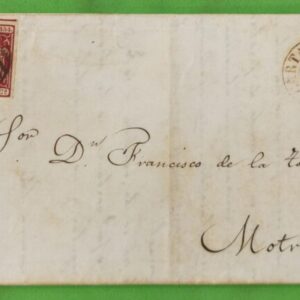 MURCIA (CARTAGENA) A MOTRIL (GRANADA). AÑO 1854.-