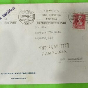 PAMPLONA A SAN SEBASTIAN. AÑO 1938.-