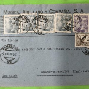 PAMPLONA A INGLATERRA. AÑO 1946.-