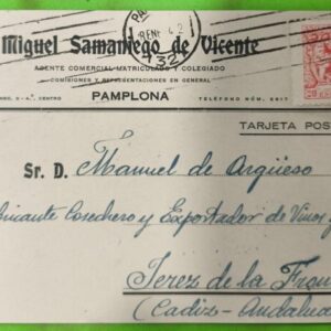 PAMPLONA JEREZ DE LA FRONTERA (CÁDIZ). AÑO 1944.-