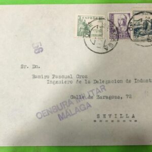 MALAGA A SEVILLA. AÑO 1937.-
