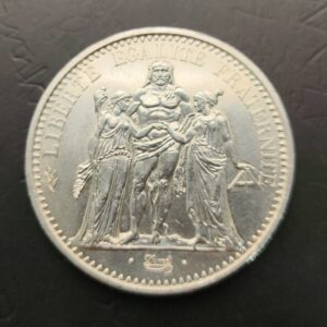 FRANCIA AÑO 1972 , 10 FRANCOS PLATA (900) " HERCULES ". PESO 25 GR