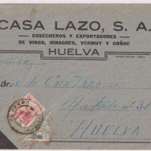 HUELVA. CERRO DE ANDEVALO A HUELVA. AÑO 1943