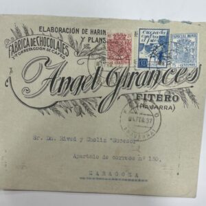 NAVARRA(FITERO) A ZARAGOZA . AÑO 1937