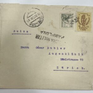 PAMPLONA A ZURICH (SUIZA). AÑO 1938