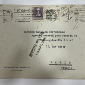 PAMPLONA (NAVARRA) A PARIS (FRANCIA). AÑO 1939