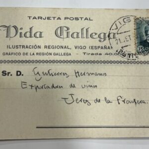 PONTEVEDRA (VIGO) A JEREZ DE LA FRONTERA (CÁDIZ). AÑO 1933