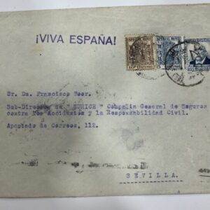 PONTEVEDRA (VIGO) A SEVILLA. AÑO 1937