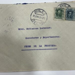 OVIEDO (AVILES) A JEREZ DE LA FRONTERA (CÁDIZ). AÑO 1927