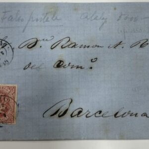 OVIEDO (GIJON) A BARCELONA. AÑO 1864