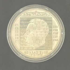 ALEMANIA. AÑO 2010. 10€ PLATA " 100 ANIVERSARIO KONRAD ZUSE". PESO 18 GR