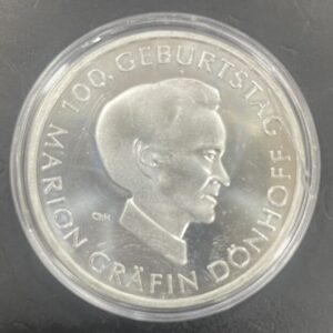 ALEMANIA. AÑO 2009. 10€ PLATA (925) . " J. MARION GRÄFIN". PESO 18 GR