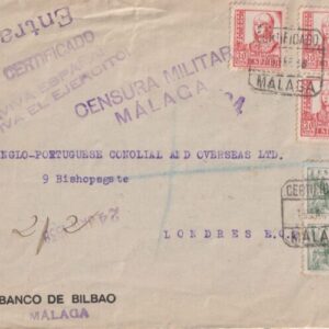 MALAGA/LONDRES (INGLATERRA). AÑO 1938.-