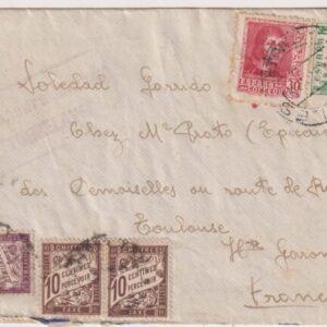 SANTANDER (NOVALES) A FRANCIA. AÑO 1937.-