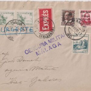 MALAGA/IBIZA. AÑO 1937.-