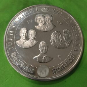 AÑO 1999. 10.000 PTAS PLATA CASA DE BORBON. PESO 168,75 GR