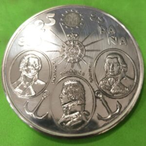 AÑO 1995. 25 ECUS PLATA SANTISIMA TRINIDAD. PESO 168,75 GR