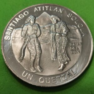 GUATEMALA. AÑO 1997. 1 QUETZAL PLATA (925). PESO 27 GR