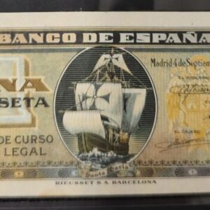 EDIFIL 442a. 1 PTA 4 SEPTIEMBRE 1940. CONSERVACIÓN EBC. SERIE G.