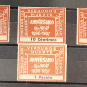 AFINET 1925/27 + 1929 * VERDUGO MUERTE.