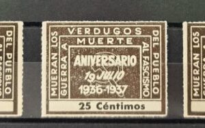 AFINET 1958/60 *. COLOR CHOCOLATE  *  VERDUGO MUERTE.