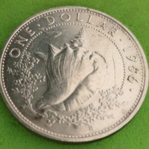 BAHAMAS. ISABEL II. 1 DOLLAR PLATA (800). PESO 18,13 GR