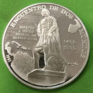CUBA. AÑO 1991. 10 PESOS PLATA (925). PESO 27 GR