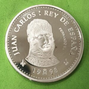 AÑO 1998. 2000 PTAS PLATA CASA DE BORBON "FERNANDO VII". PESO 27 GR
