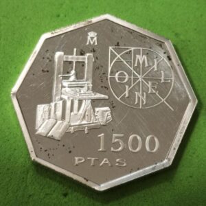 AÑO 2000. 1500 PTAS PLATA (925) MILENIO. PESO 20 GR