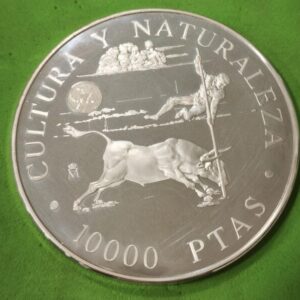 AÑO 1994. 10.000 PTAS PLATA FRANCISCO DE GOYA. PESO 168,75 GR