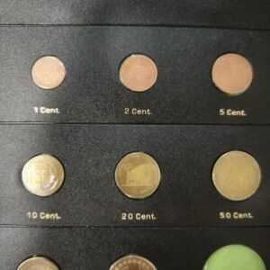 SUIZA. SERIE DE 8 MONEDAS. DESDE 1 CT EUROP HASTA 2 EUROP