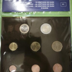 PORTUGAL. AÑO 2002. SERIE COMPLETA DE 8 MONEDAS, DESDE 1 CT HASTA 2 EUROS.