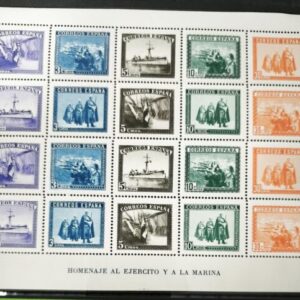 EDIFIL 849 **. HB EN HONOR AL EJERCITO Y MARINA. CATÁLOGO 50 €