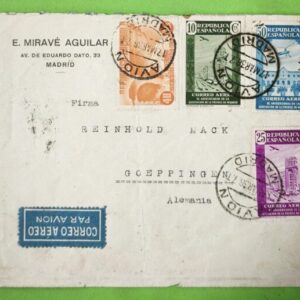 MADRID / ALEMANIA. AÑO 1936. EDIFIL 714-717-719 Y 720.