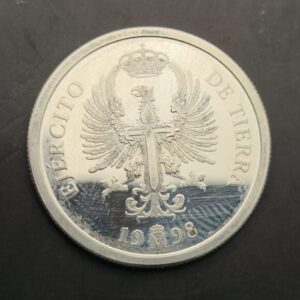 AÑO 1998. 1 EURO PLATA (925) " LAUREADO ". PESO 6,72 GR