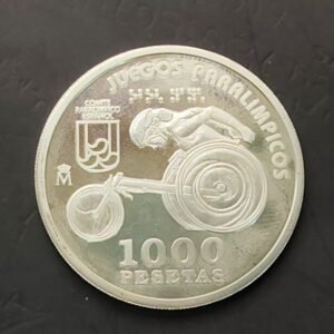AÑO 2.000. 1.000 PTAS PLATA (925) " JUEGOS PARALIMPICOS ". PESO 13,5 GR