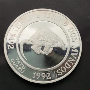 ARGENTINA AÑO 1994 , 25 PESOS PLATA (925) " TATU GUATZU "