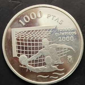 AÑO 1999. 1.000 PTAS PLATA (925) " JUEGO OLIMPICOS  ". PESO 13,5 GR